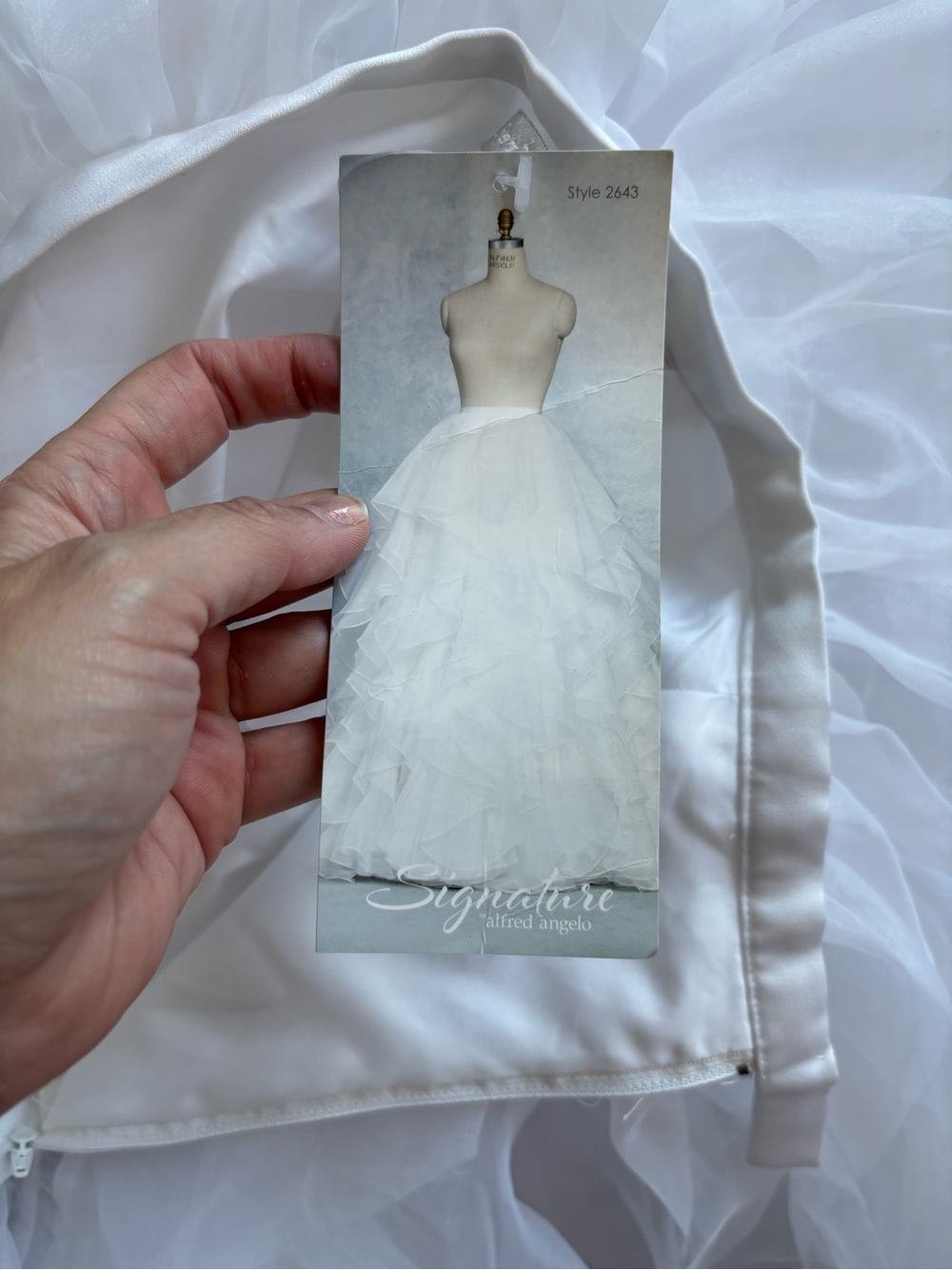 Alfred Angelo White Layered Ruffled Maxi Skirt